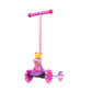 Peppa Pig Kick Scooter For Kids, Self-Balancing 3 Wheeled Light Up Scooter With Extra Wide Anti-Slip Deck, Rear Brake, Lean To S