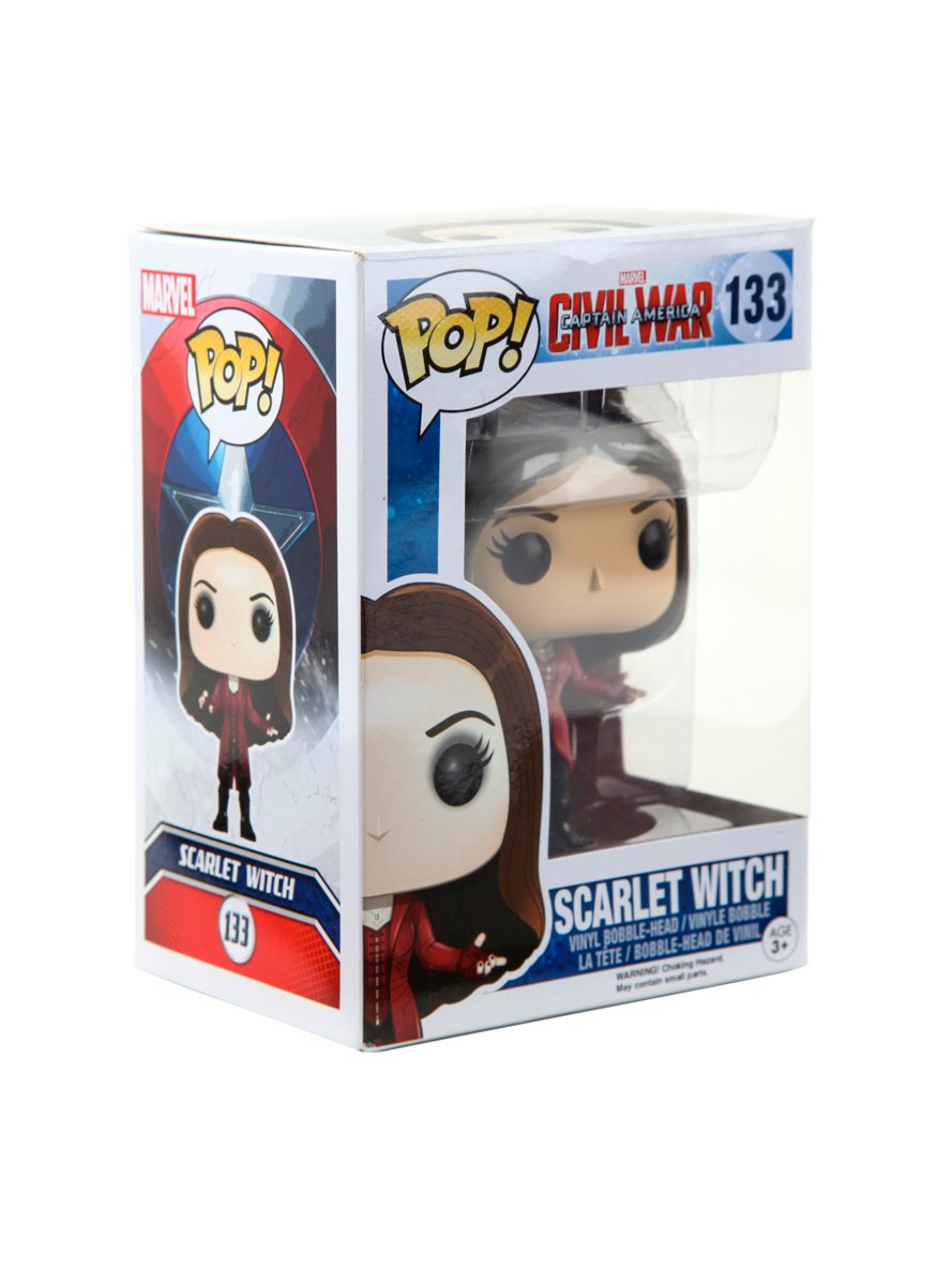 Funko POP Marvel Scarlet Witch Action Figure - 3.75" Matte Vinyl, Model 7231