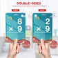 Beiens Multi Math Flash Cards, 270 Addition, Subtraction, Multiplication, Division Cards, All Facts 0-12 With 1 Erase Pen 4 Rings, Math Games Set For Kids Age 6+ 3Rd 4Th 5Th 6Th Grade