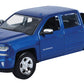 Motormax 79348Bl 2017 Chevrolet Silverado 1500 Lt Z71 Crew Cab Blue 1/27 Diecast Model Car