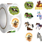 500 Pieces(8 Patterns)Equestrian Horse Stickers Colorful Fashion Graffiti Rolls Self Adhesive Seals For Kids Girls Boys Teens Ad