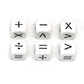 Koplow Games Operators Dice Learning Aid Classroom Accessories Multicolor, Standard (15Mm - 17Mm)