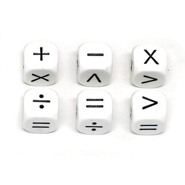 Koplow Games Operators Dice Learning Aid Classroom Accessories Multicolor, Standard (15Mm - 17Mm)