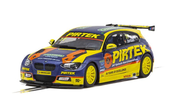 Scalextric 125i BTCC 2018 Andrew Jordan 1:32 Slot Race Car C4018, Yellow & Blue
