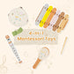 Wooden Musical Instruments Set for Toddlers 1-3, Natural Wood Percussion Instruments Xylophone Gift Set for Girls Boys Kids ,Pre