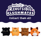 TeeTurtle Plushmates Fox Orange Reversible Plush Toy - Happy & Angry, Model 5868-TY-PLA1