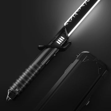 XenoSaber Xenopixel 3.0 Light Saber, The Dark Series Black Dueling Force Elite Mandalore Light Saber, Motion Control Smooth Swin