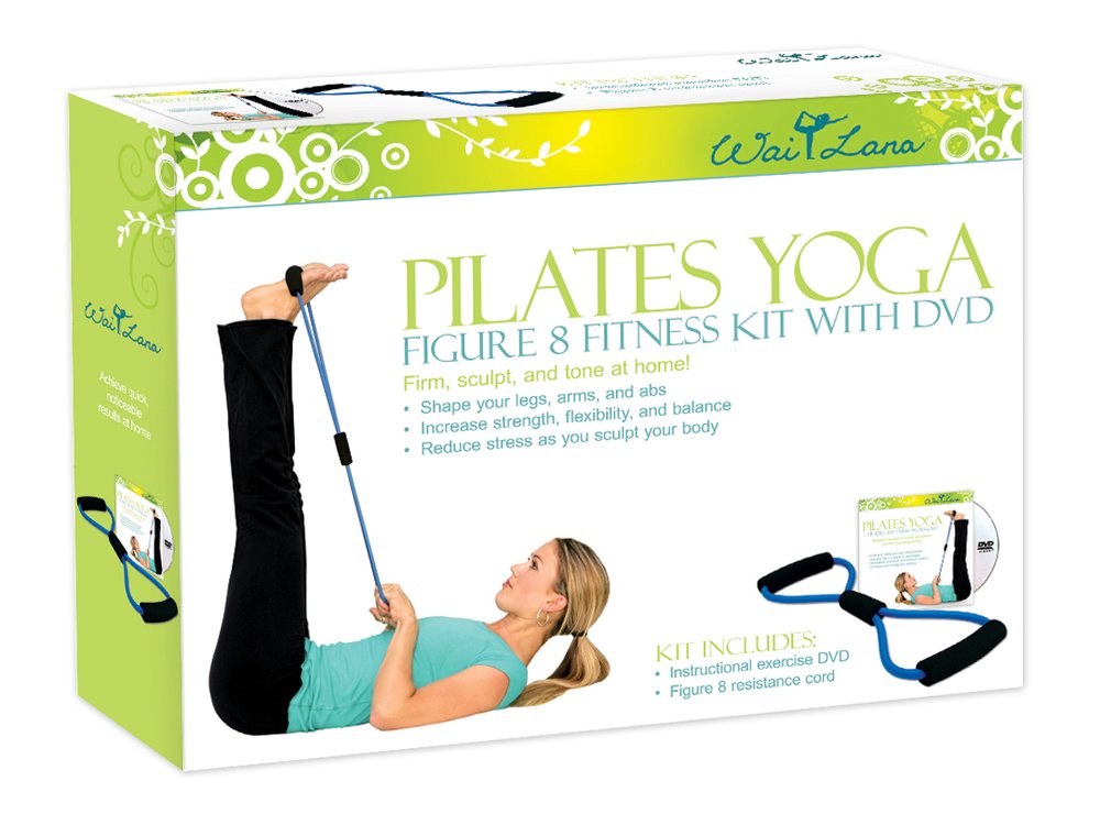 Pilates Yoga Figure 8 Fitness Kit w/DVD