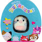 Squishmallow Official Kellytoy Collector'S Tin Set With Micromallow Exclusive Pin And Trading Cads Choose Your Favorite Or Collect Them All (Rosie The Pig)
