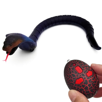 Tipmant Realistic Remote Control Snake Rc Cobra Animal Toy Crawling Electric Electronic Battery Powered Honored For Kids Cat Hal
