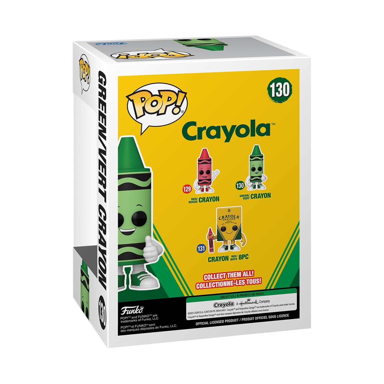 Funko Pop! Vinyl: Crayola - Green Crayon - Collectable Vinyl Figure - Gift Idea - Official Merchandise - For Kids & Adults - Ad Icons Fans - Model Figure For Collectors And Display