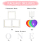 TGMMC First Birthday Decorations - ONE Balloon Boxes with Rainbow Balloons, Cartoon Watermelon Theme, Cake Smash Photo Props