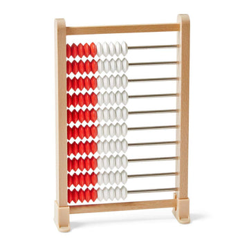 Hand2Mind Mini 100 Bead Wooden Rekenrek, Abacus For Kids Math, Math Manipulatives Kindergarten, Counting Rack For Kids, Counters