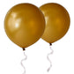 Oupking 24 Inch Big Round Latex Balloons Gold Giant Thick Balloons 10 Packs For Party Decorations