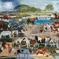 Heritage Puzzle Chincoteagues Finest by Kevin McBride - 550 Pieces - 24 x 18 Finished Size