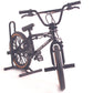 Ailejia Mini Metal Finger Bike Extreme Sports Bmx Finger Bicycle Toys Game Set For Kids And Adults, Metal Bike Model Collections Decoration (Bmx Black)