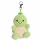 Aurora Adorable Palm Pals Tiny Turtle Clip-On - Fun Collectible Plush for Kids and mature-themed Collectors - Perfect for Decorating Rooms and Birthday Gifts - Green 4 Inches