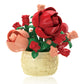 Vilbocr Mini Flowers Building Block Set Flower Blocks Toys Plants and Succulent Toys Building Block Flowerpot Botanical Collection Birthday Gift for Girls Boys mature-themeds Kids Ages 6+ (Rose 128Pcs)