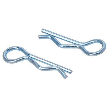 Meus Racing 100Pcs Aluminum R-Clips Body Clips Buckles For 1/18 1/16 1/24 Rc Model Car Upgrade Parts Accessories (Blue)