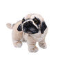 Yonlit Lifelike Pug Dog Stuffed Animal Animated Plush Puppy Toy Doll Super Realistic Dogs Act Like Real Excellent Gifts For Kids Birthday Party Dog Collection 9 Inches (Pug)