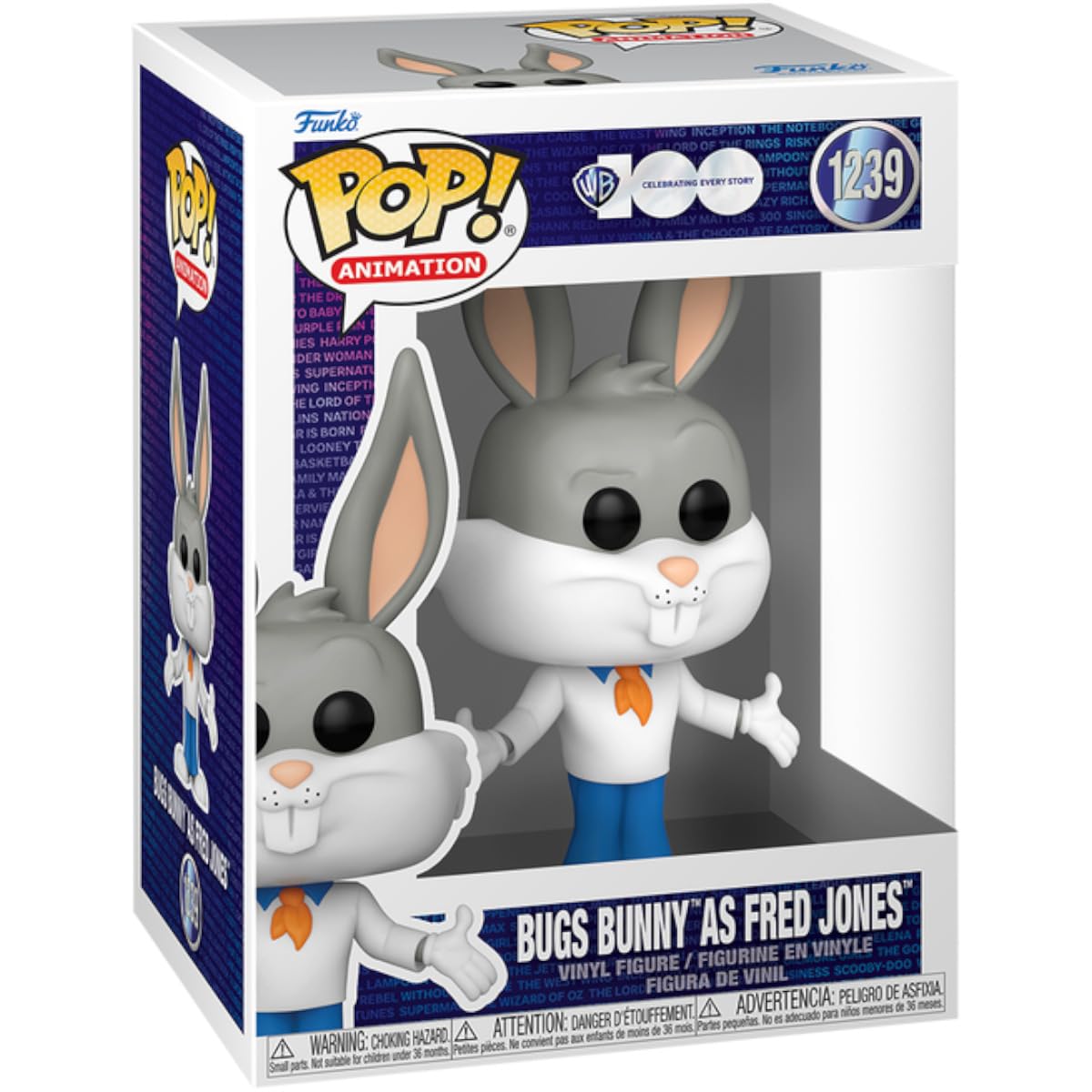 Funko Pop! Animation: Wb 100 - Looney Tunes, Bugs Bunny As Fred Jones