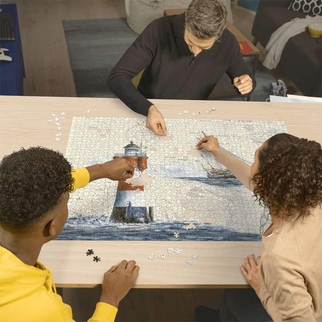 Ravensburger Puzzle 12000804 - Romantischer Leuchtturm - 2000 Teile Puzzle Fr Erwachsene From 14 Years
