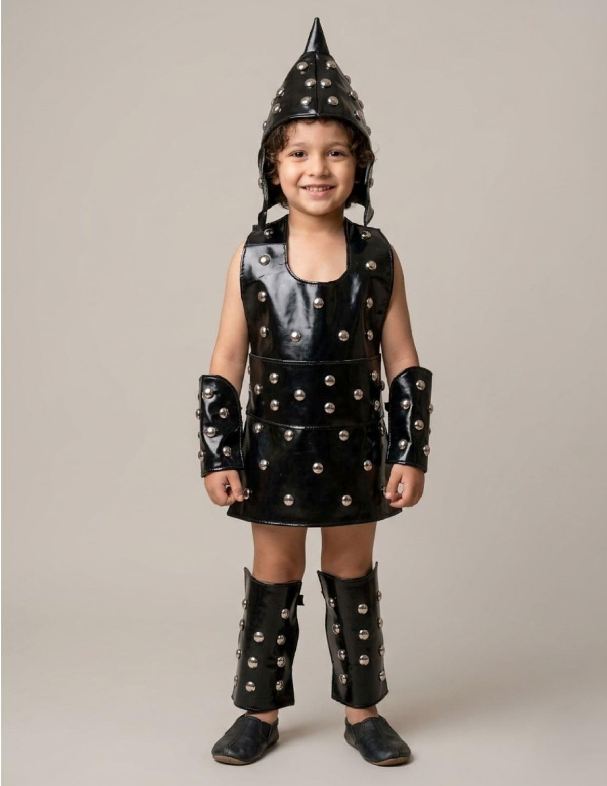 BookMyCostume Traditional Warrior Historical Indian Infantry Kids Fancy Dress Costume 810 years