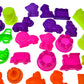 50 Piece Deluxe Sand Molds Set - Safari Animals, Mini Castles and Geometric Shapes (Sand not Included) Any Molding Sand