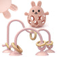 Baby High Chair Suction Toys Teething Chew - Baby Teething Toys Silicone Teethers, Baby Table Toys, Food Grade Silicon For 6 12