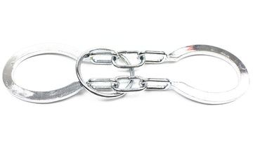 Magikon Traditional Brain Teaser, Classical Metal Horseshoe Puzzle (Silver, Normal)