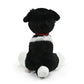 Plushland Plush Stuffed Dog Toy - Realistic Border Collie with Collar, 8 Inches, Multi-Color, Soft Polyester for Kids