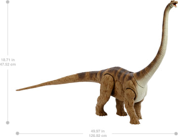 Mattel Jurassic World Legacy Collection The Lost World: Jurassic Park Mamenchisaurus Big Possible Dinosaur Toy Figure With Physical And Digital Play