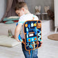 Bnf Toddler Kids Busy Board Toys Basic Skills Backpack Sensory Board Fine Motor Baby | Toys For Baby | Developmental Baby Toys