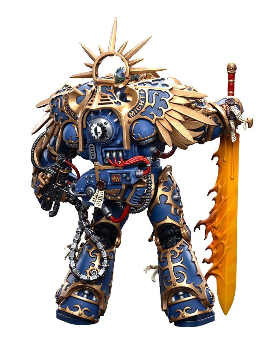 Joytoy Warhammer 40K 1/18 Action Figures, Ultramarines Primarch Roboute Guilliman Perfect For Collectors & Decor, Ideal Gift For