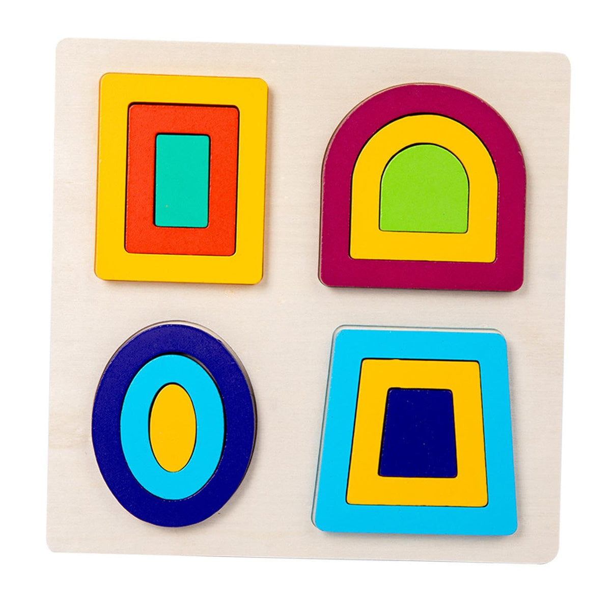 Bnf Montessori Toy Wooden Shape Peg Puzzles Kids Valentines Gifts For 3 4 5 Kids Style Dbaby | Toys For Baby | Developmental Bab
