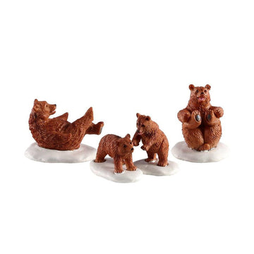 Lemax Village Collection Bear Family Snowday # 02943