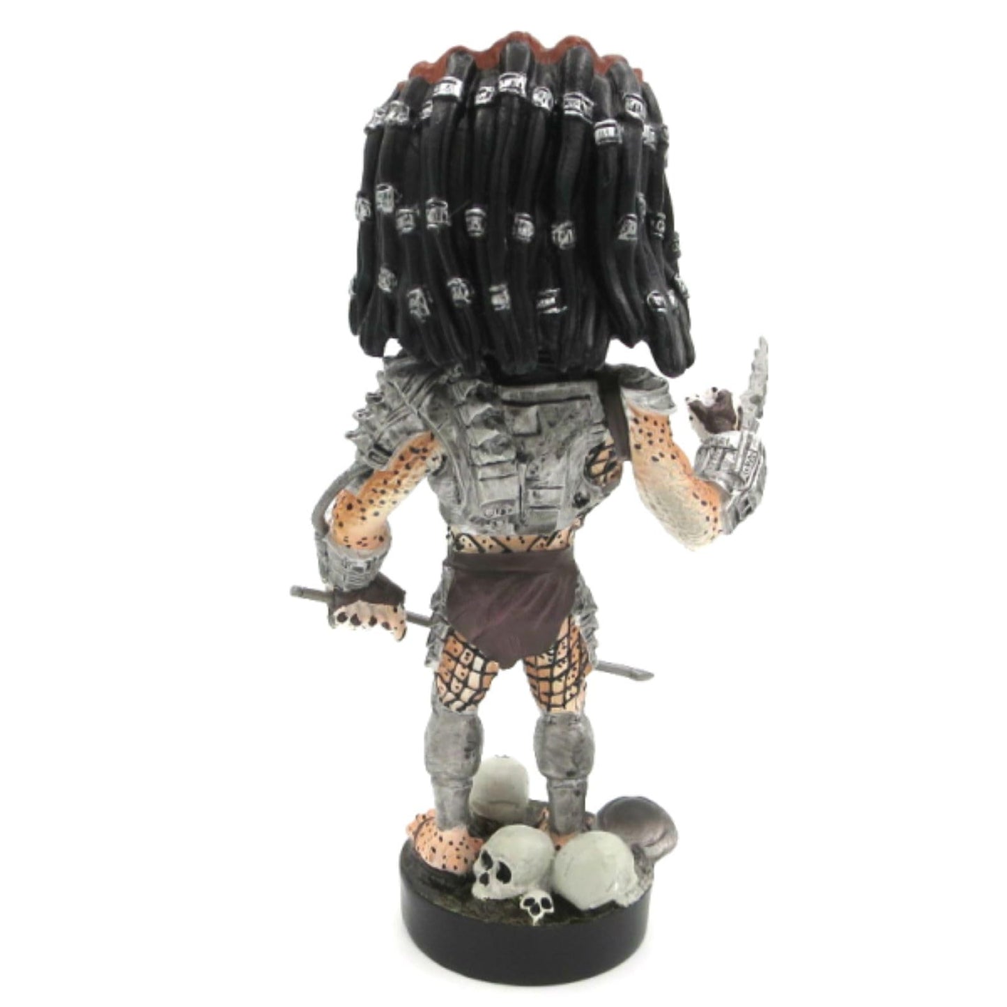 NECA Predator Head Knocker Toy Figure - Jungle Hunter with Spear - 9" Resin - As Shown - Model 31931