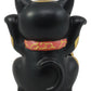 Atl Ebros Black Maneki Neko Cat Collector Figurine Japanese Lucky Cat Charm Mao Mao Black Kitten Decorative Sculpture