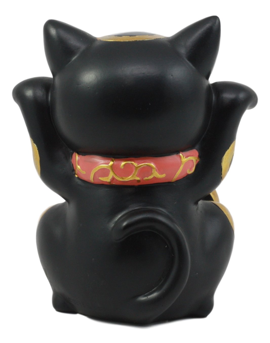Atl Ebros Black Maneki Neko Cat Collector Figurine Japanese Lucky Cat Charm Mao Mao Black Kitten Decorative Sculpture