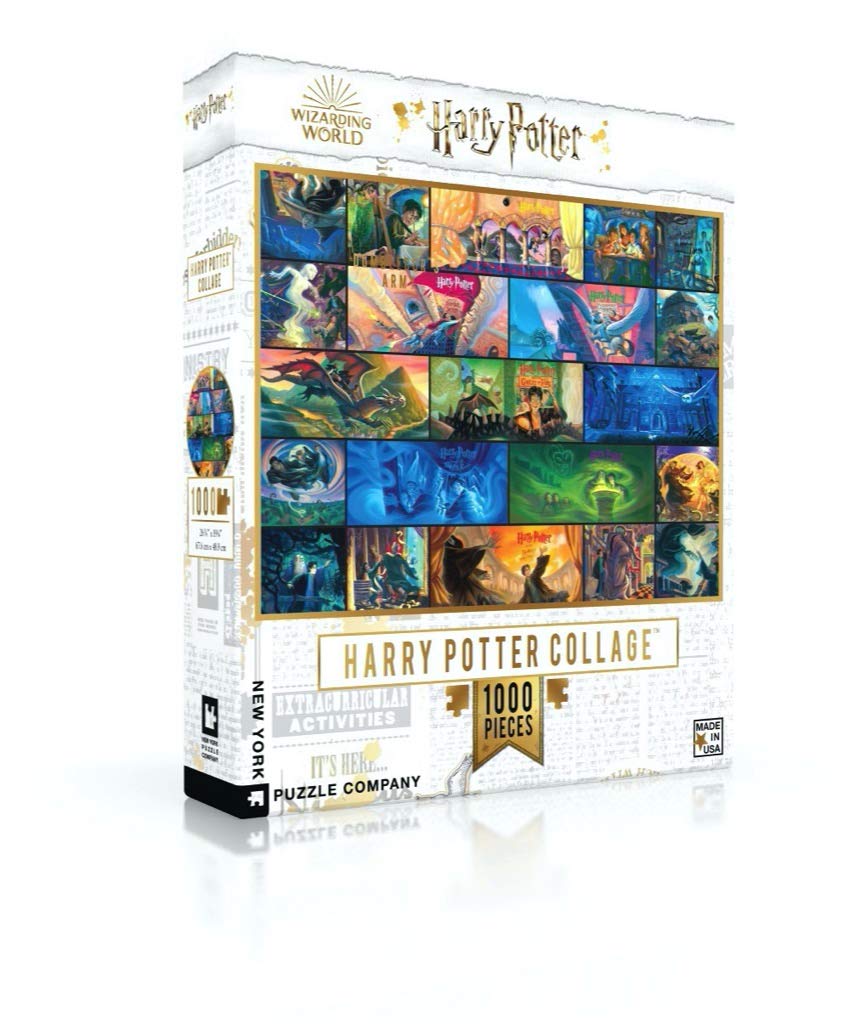 New York Puzzle Company - Harry Potter Harry Potter Collage - 1000 Piece Jigsaw Puzzle For Family Game Nights By Mary Grandpr