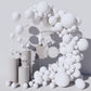 Moukiween White Balloons Different Sizes-100 Pcs Pastel White Balloon Garland Arch Kit 18 12 5 Inch Macaron White Latex Balloons For Baby Shower Wedding Birthday Bride Party Decorations