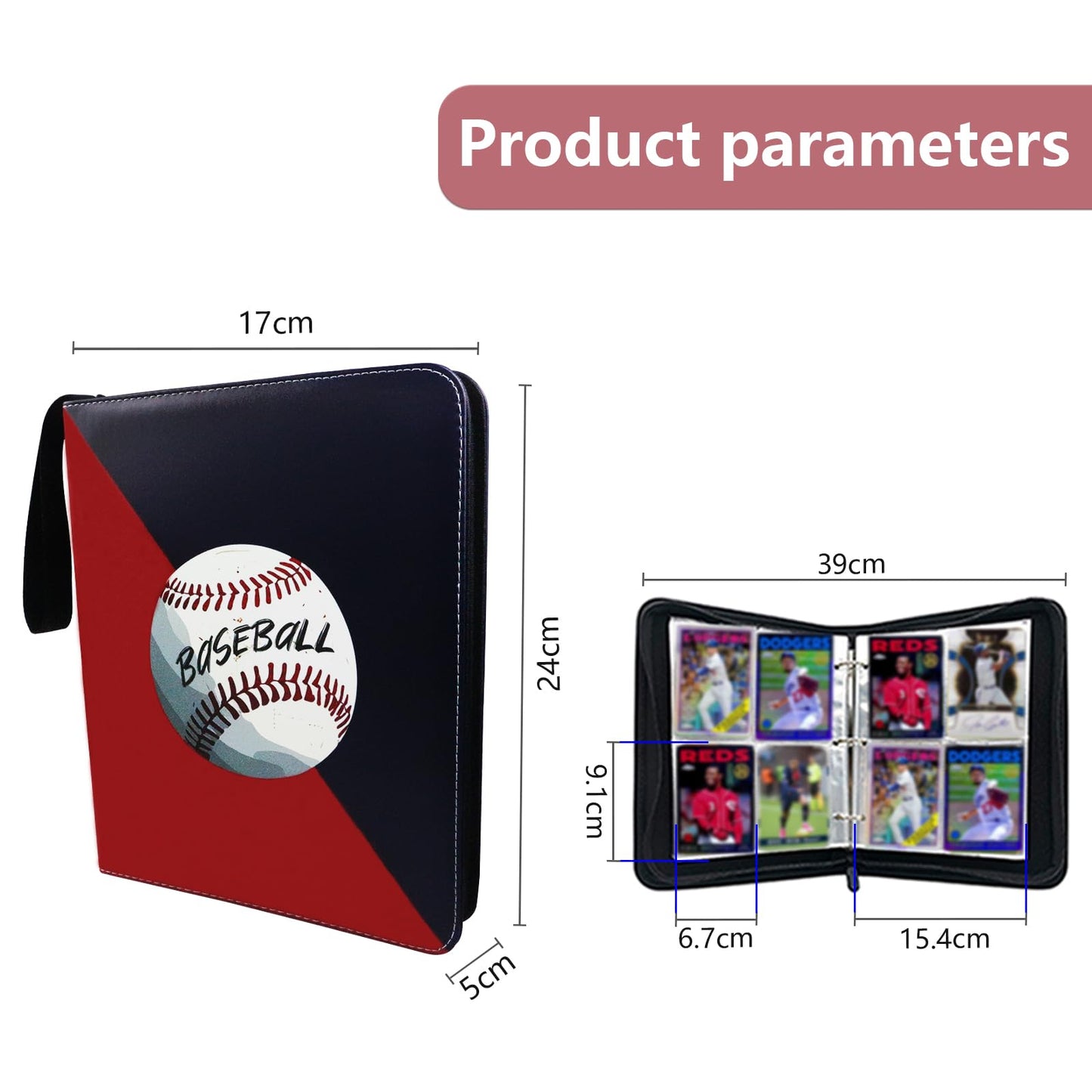 baseball card binder near me Ultra Pro 3 Ring Baseball Blue Binder