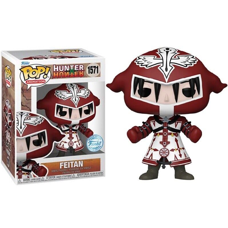 Funko Pop! Animal Hunter X Hunter Feitan Special Edition Figure, 9 cm, Vinyl, Red, Model 1571
