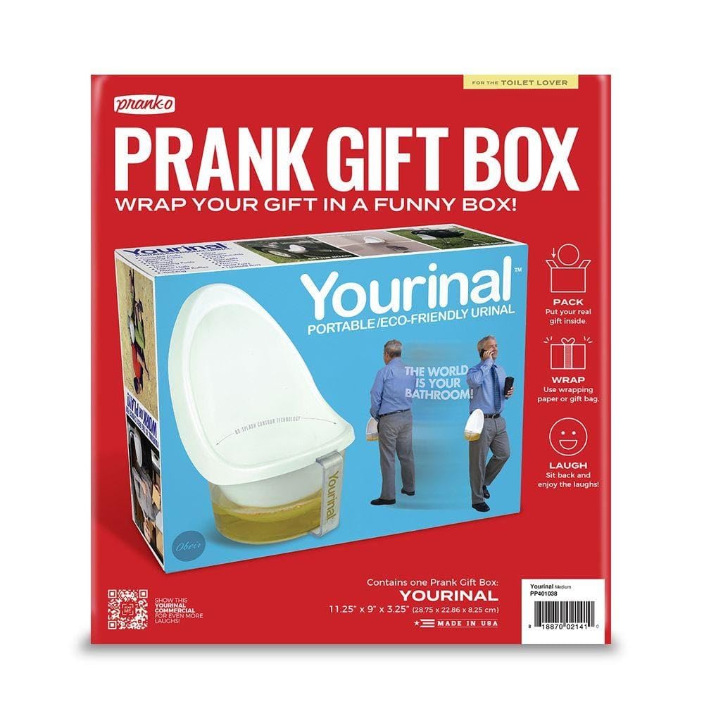 Prank Pack, Yourinal Prank Gift Box, Wrap Your Real Present In A Funny Authentic Prank-O Gag Present Box | Novelty Gifting Box For Pranksters