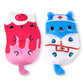 Cats Vs Pickles - 12-Pack Assortment #13 Gold Wave - 4'' Cute Cuddly Collectible Bean Plush Toy - Collect These As Stocking Stuf