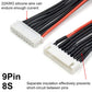 Elechawk 9 Pin Jst-Xh 8S Balance Plug Extension Lead Wire 200Mm 5 Pcs For Lipo Battery Balance Charging 22Awg Silicone (8S)
