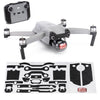 Wrapgrade Skin Compatible With Dji Air 2S | Accent Color A (Black Bumpy Camo)