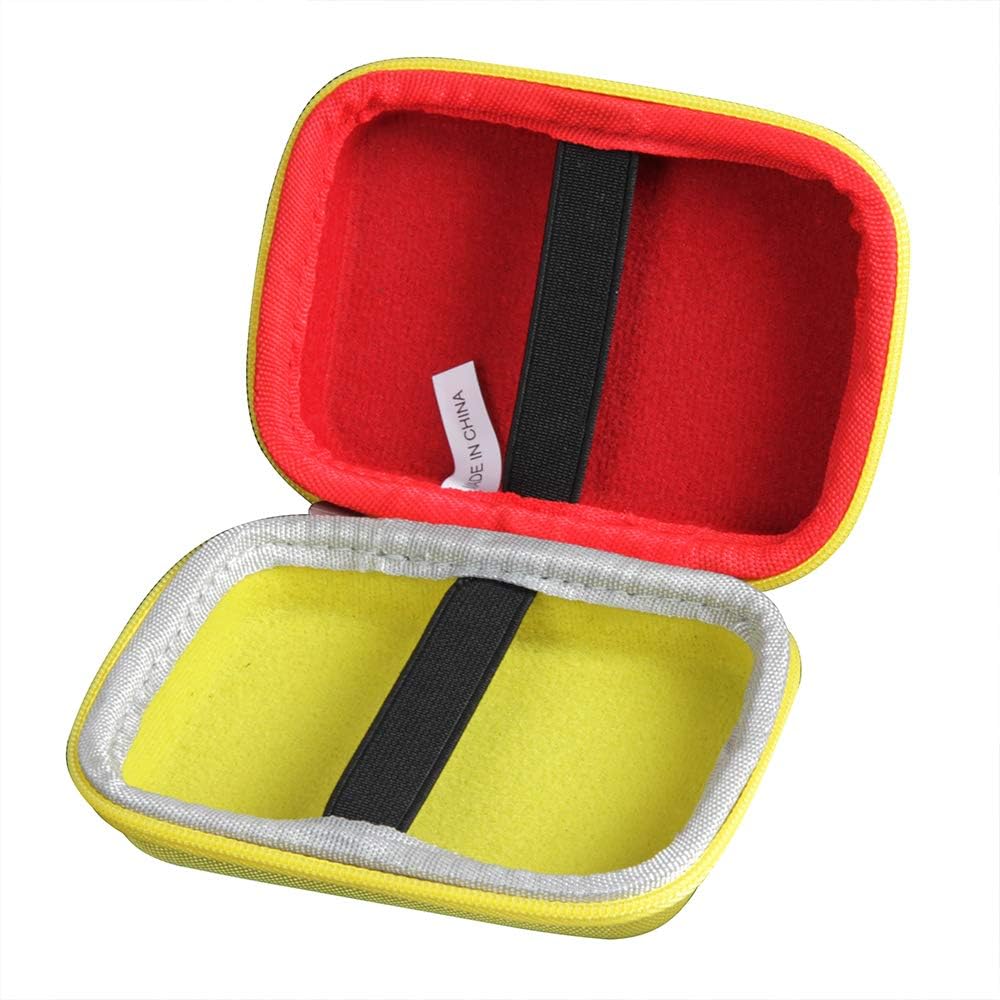 Anleo Hard Travel Case For Mattel Uno Classic Card Game(Only Case) (Yellow+Red)
