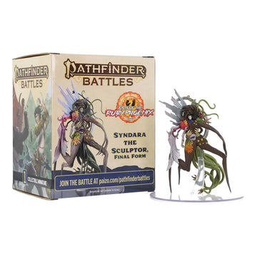 Wizkids Pathfinder Battles: Fists Of The Ruby Phoenix - Syndara The Sculptor, Final Form Boxed Figure