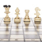 Beautiful Handcrafted Wooden Chess Set With Wooden Board And Handcrafted Chess Pieces - Gift Idea Products (13.75' (35 Cm) Burnt)